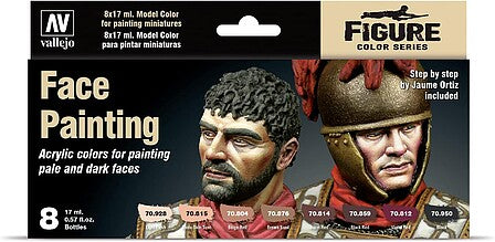 Vallejo FACES PAINTING SET (8) (VLJ70119)