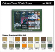 Vallejo EARTH TONES (16) (VLJ70141)