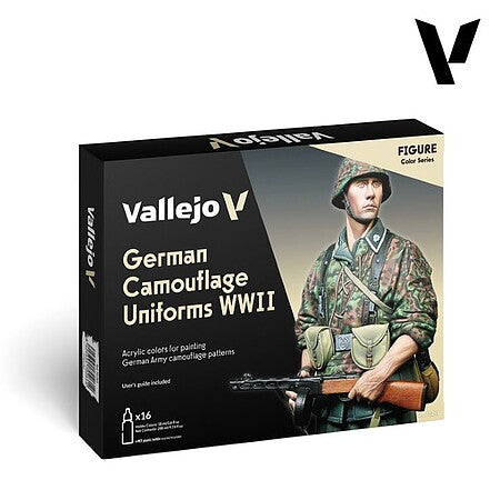 Vallejo 70.261 German Camouflage Uniforms WWII Paint Set product view