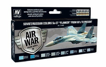 Vallejo Model Air Su-27 Flanker Paint Set – Soviet/Russian 71.602 product image