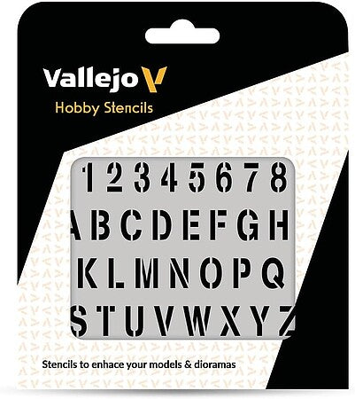 STAMP FONT STENCIL (VLJST-LET002)