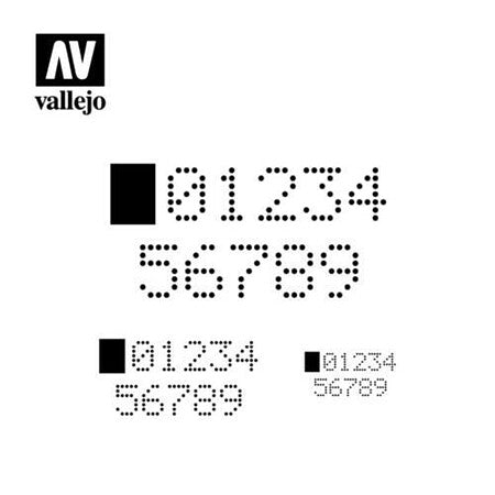 DIGITAL NUMBERS STENCILS (VLJST-SF004)