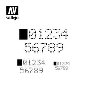 DIGITAL NUMBERS STENCILS (VLJST-SF004)