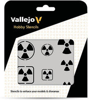 RADIOACTIVITY SIGNS STENC (VLJST-SF005)
