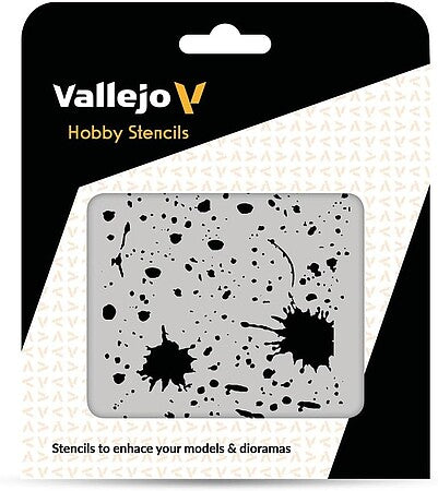 SPLASH & STAINS STENCIL (VLJST-TX003)
