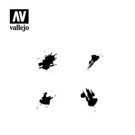 PETROL SPILLS STENCILS (VLJST-TX004)