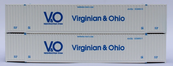 "VS" V & O 53' HIGH CUBE 6-42-6 corrugated containers. JTC# (535086) exact product view 1