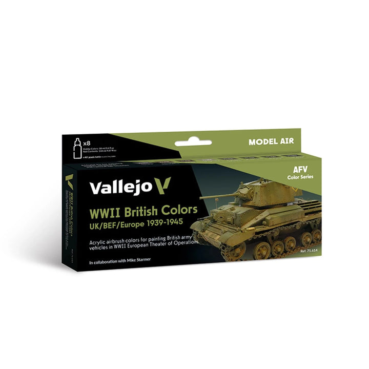 Vallejo 71.614 WWII British Colors actual package front