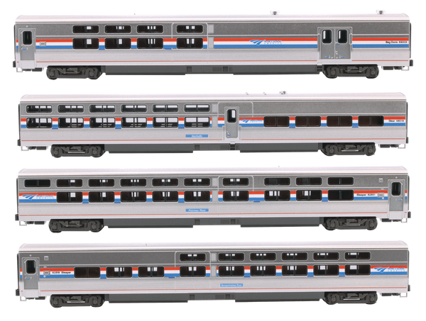 Amtrak Viewliner II 4-Car Bookcase Set (106-8004) exact product view 1