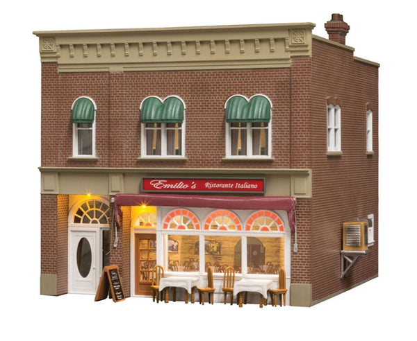 Woodland Scenics BR5855 Emilio’s Italian Restaurant O scale building