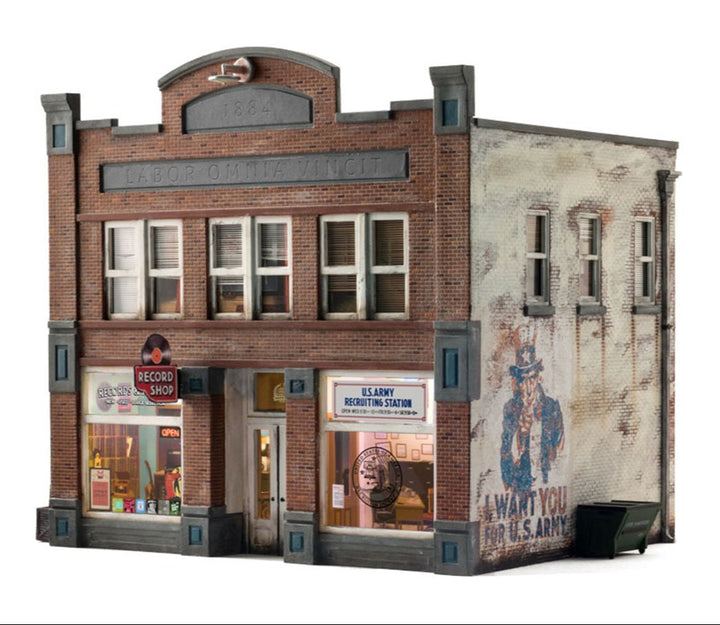 Woodland Scenics BR5871 Records & Recruiting — O Scale front view