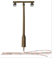 Woodland Scenics JP5676 Just Plug Twin Lamp Street Lights HO scale product photograph
