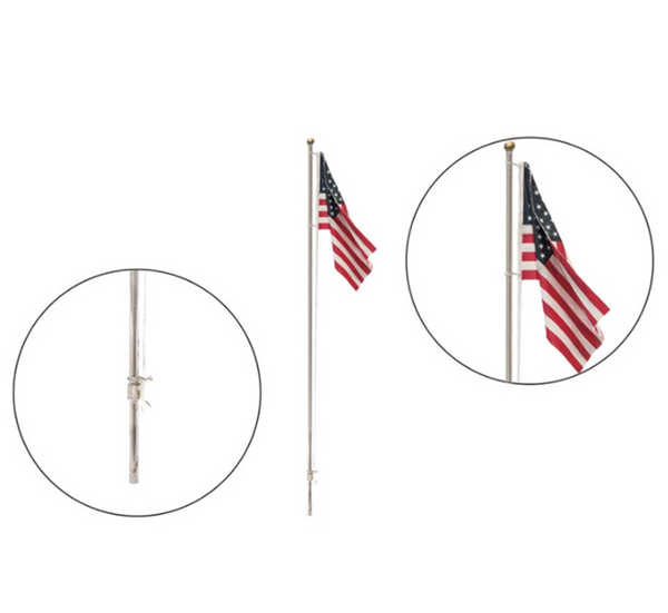 WJP5950 JP5950 Woodland Scenics - US Flag Pole - small physical model detail