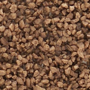 Woodland Scenics B1379 medium brown ballast close-up