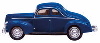 Woodland Scenics N JP5618 Just Plug Illuminated Vehicle, Blue Coupe — exact product view