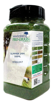 WWScenics 2mm Summer Static Grass 500ml Canister — exact WWScenics product image