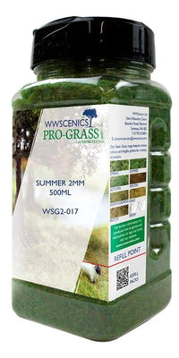WWScenics 2mm Summer Static Grass 500ml Canister — exact WWScenics product image