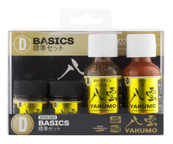 Mr Hobby Mr Weathering Yakumo Set D Basics - WY04 — exact Mr Hobby product image