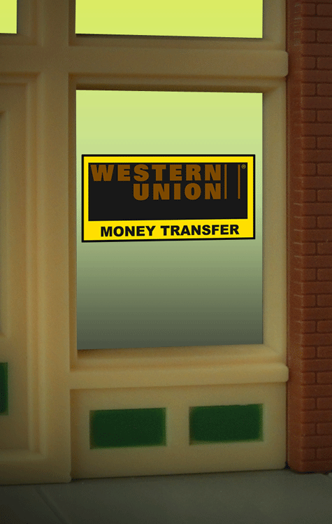 Miller Engineering Western Union Sign — exact product reference