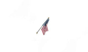 Woodland Scenics JP5954 Medium US Wall-Mount Flag with Spotlight– product image 1