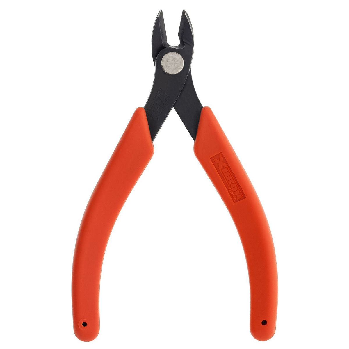 Xuron 2175 Maxi-Shear cutter with open jaws and standard orange handles