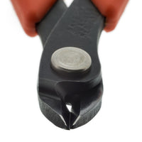 Close-up of Xuron 2175 flush cutting jaws