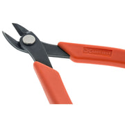 Angled view of Xuron 2175B open jaws and orange grip