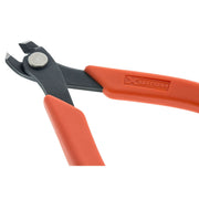 Angled view of Xuron 2175M open jaws and orange grip