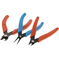 The three tools supplied in Xuron TK2200 viewed outside the pouch
