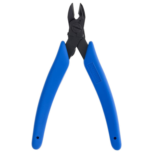 Xuron 9100F blue-handled oval-head cutter with wire-retaining clip
