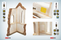 Brick Buildings guide sample pages 32 and 33 showing interior weathering techniques