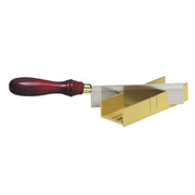 Zona 35-221 set showing deluxe-handled razor saw and aluminum miter box