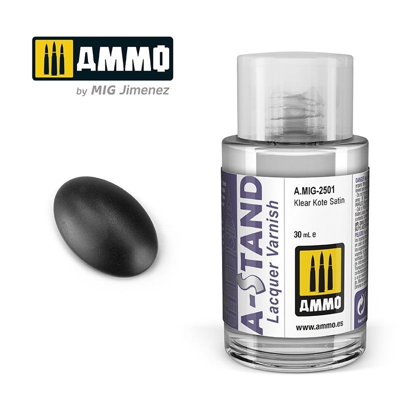 AMMO by Mig Jimenez A.MIG-2501 A-Stand Klear Kote Satin 30ml - product image
