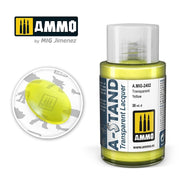 AMMO A-Stand Transparent Yellow Lacquer 30 ml – A.MIG-2402 — exact AMMO product photo