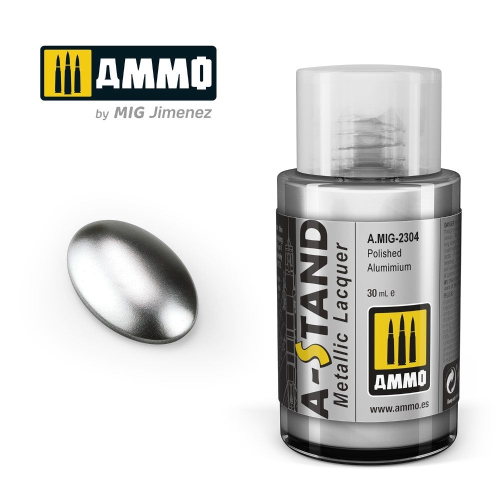 AMMO A-Stand Polished Aluminium A.MIG-2304 30ml