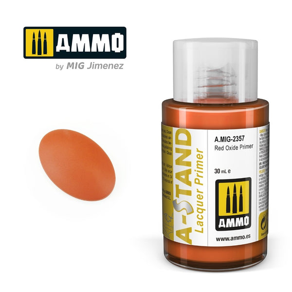 AMMO by Mig A-STAND Red Oxide Primer, 30mL — exact product image