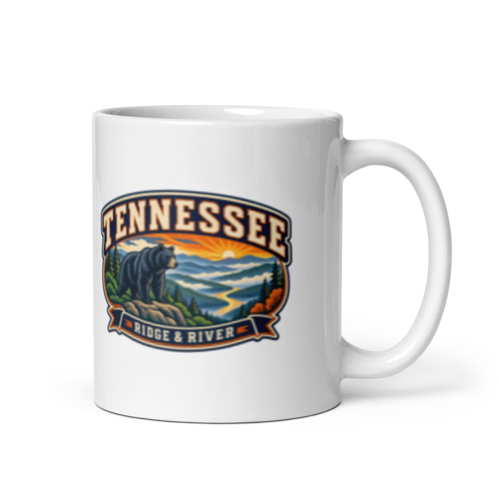 Tennessee Heritage Badge Coffee Mug – 11 oz product mockup