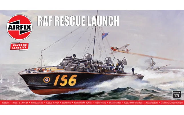 Airfix RAF Rescue Launch 1:72 Model Kit — official product view 1