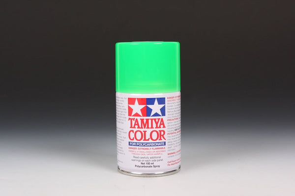 Tamiya PS-28 Fluorescent Green Polycarbonate Spray Paint — exact product reference