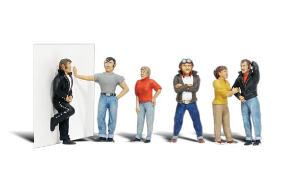 Woodland Scenics A2136 Rebels N scale Scenic Accents figure set