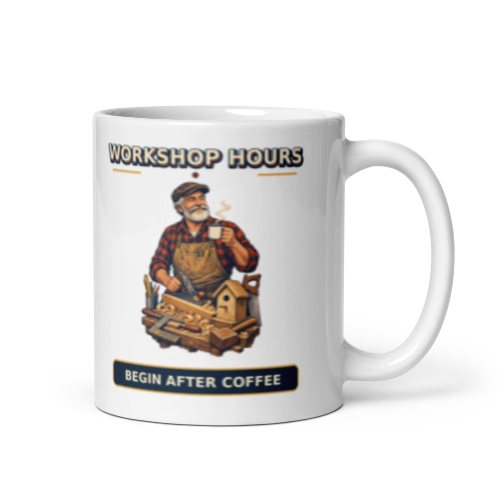 Workshop Hours Begin After Coffee Mug product mockup
