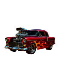 Hot Rod 001 artwork close-up