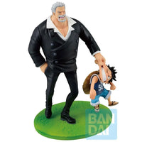 Bandai One Piece Ichibansho Revible Moment Monkey D. Garp & Monkey D. Luffy (Road to Dawn) Figure — product view 4