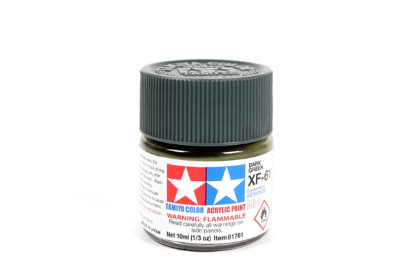 Tamiya Acrylic XF-61 Dark Green 23ml Bottle — exact product reference