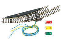 Märklin Electric Left Curved Turnout Radius 195 mm / 7-11/16" — exact product view 2