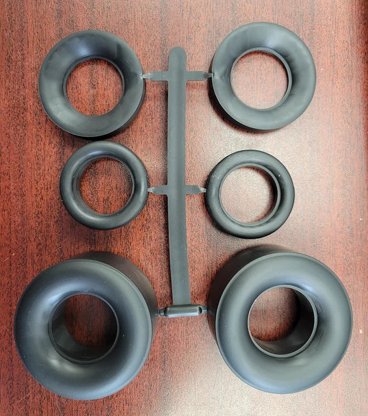 Atlantis 1:16 funny car rubber tire set