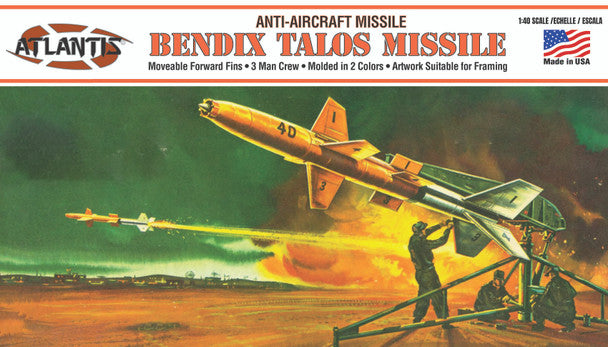 Atlantis Bendix Talos anti-aircraft missile 1:40 model kit