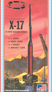 Atlantis Lockheed X-17 re-entry research missile 1:40 model kit