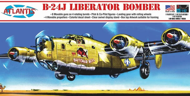 Atlantis B-24J Liberator Buffalo Bill 1:92 model kit