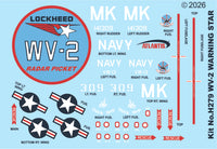 Atlantis Lockheed WV-2 Warning Star H279 package artwork